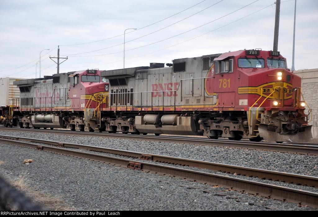 Eastbound intermodal crosses over